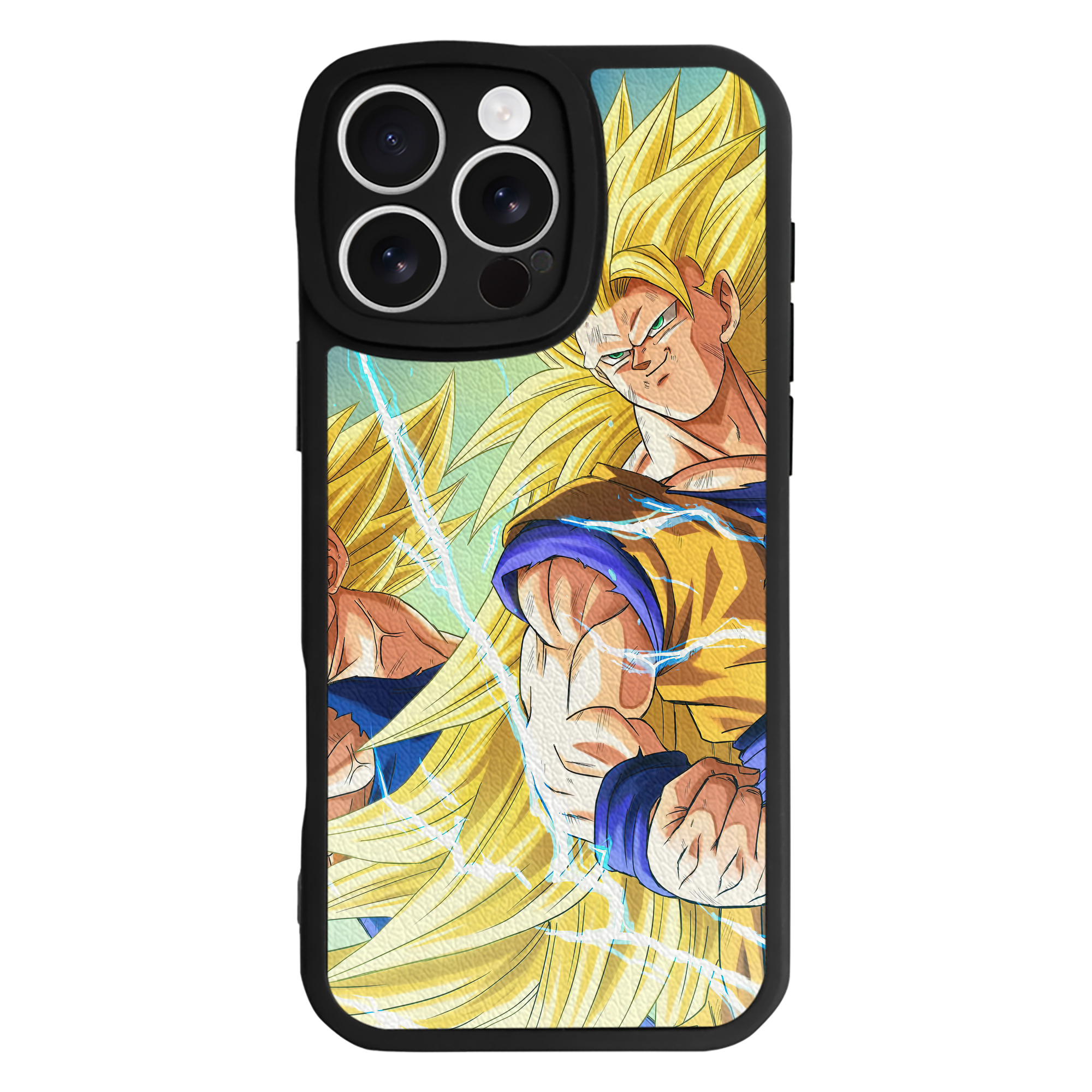 （画像用） ドラゴンボール DRAGON BALL 【iPhone 16シリーズ対応】シリコンスマホケース（レザー調） 材質：シリコン